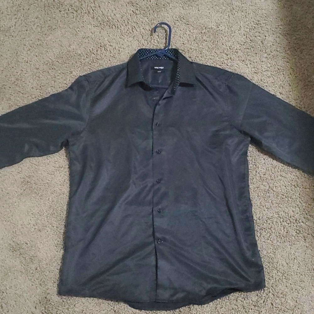 Black button up shirt